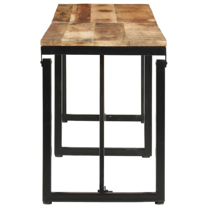 vidaXL - Bankje - 160x35x46 - cm - massief - mangohout