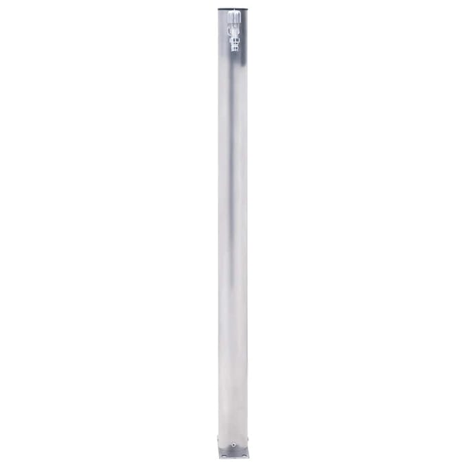vidaXL - Waterzuil - rond - 60 - cm - roestvrij - staal