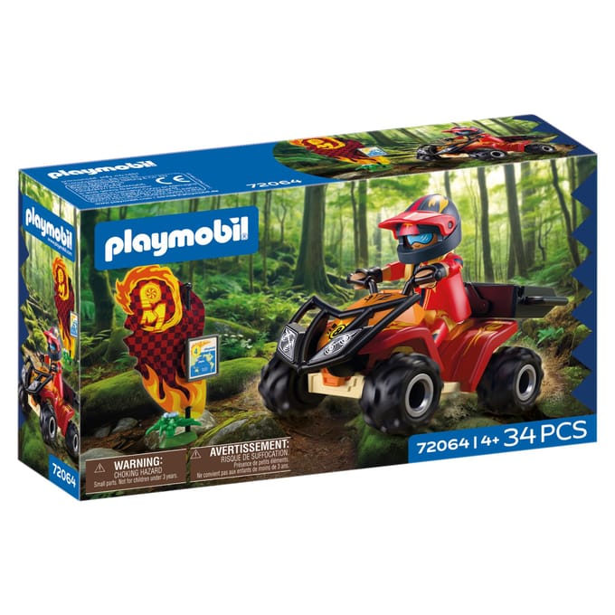 Playmobil 72064 – Quad tout-terrein – 1 figuur – Accessoires