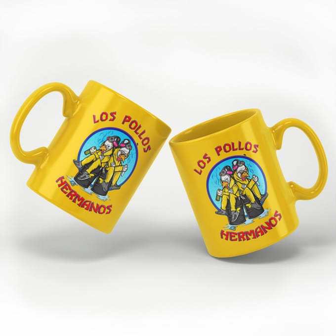 Breaking Bad Walter And Jesse Hermanos Unisex Kop - geel - Standard