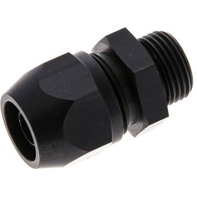 12x9mm & G3/8'' Aluminium Rechte Knelfitting Buitendraad 10bar Kunststof en Polyamide