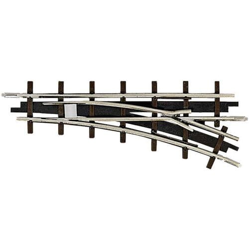 Busch H0f veldbaan rails 12342 Wissel, Rechts 66.6 mm 1 stuk(s)