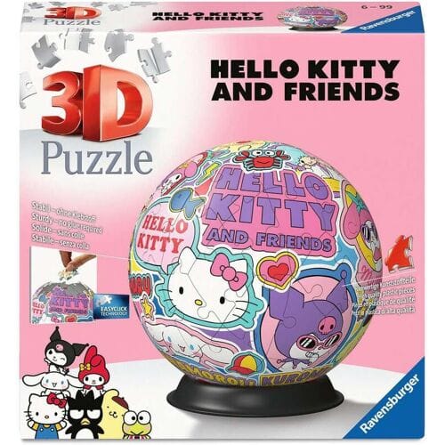 Ravensburger Puzzle-Ball Hello Kitty - 72 stukjes, Meerkleurig