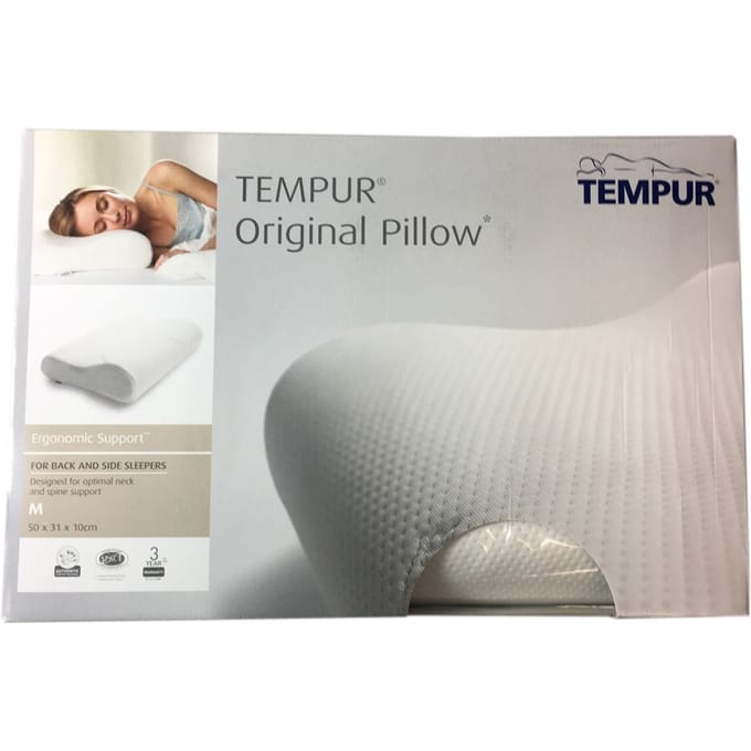 Tempur Kussen + Witte Hoes Met Ritssluiting 1