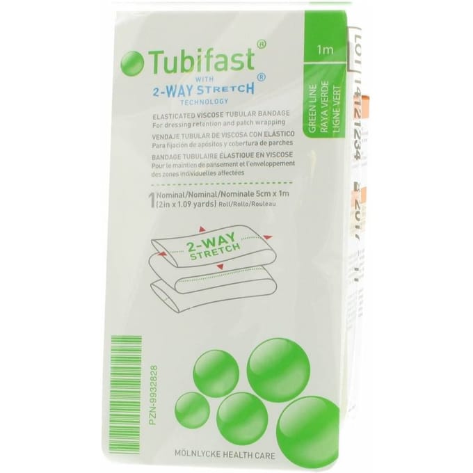 Tubifast Groen 5 cm x 1 m 2481 Verband