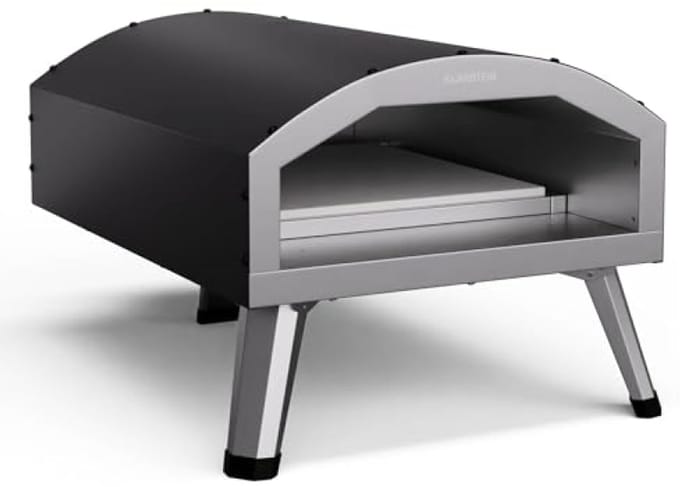 Elektrische Pizzaoven 30,5 cm - Dubbel verwarmingselement, 500°C, met thermometer