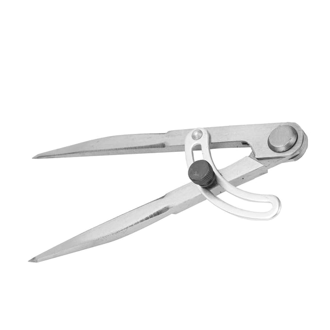 Vleugelpasser Schuifmaat Lederen Randafstand Tapsheid Meten Markeren Verdeelpasser Schuifmaat 150mm white