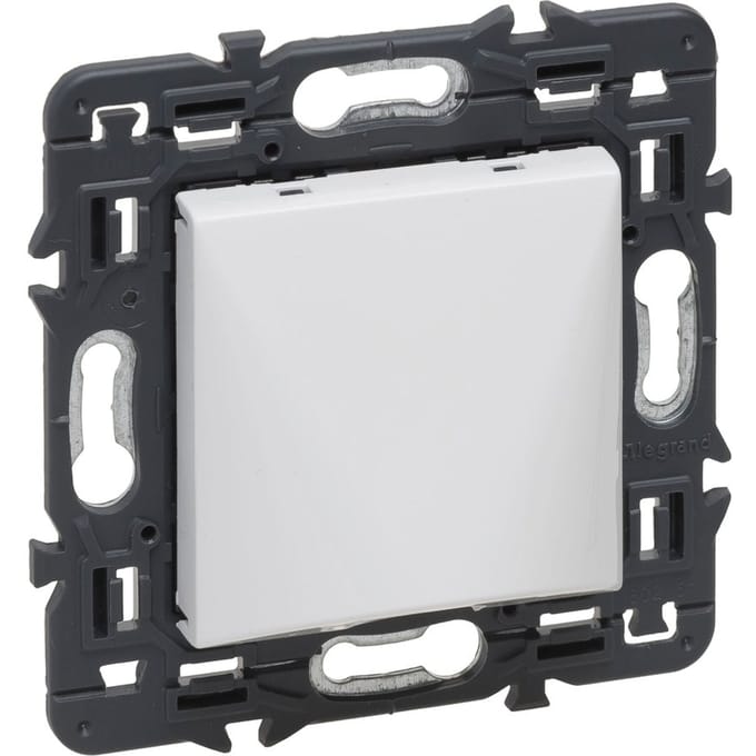 Legrand kabelgoot volledig apparaat wit met schroefborging - 741281