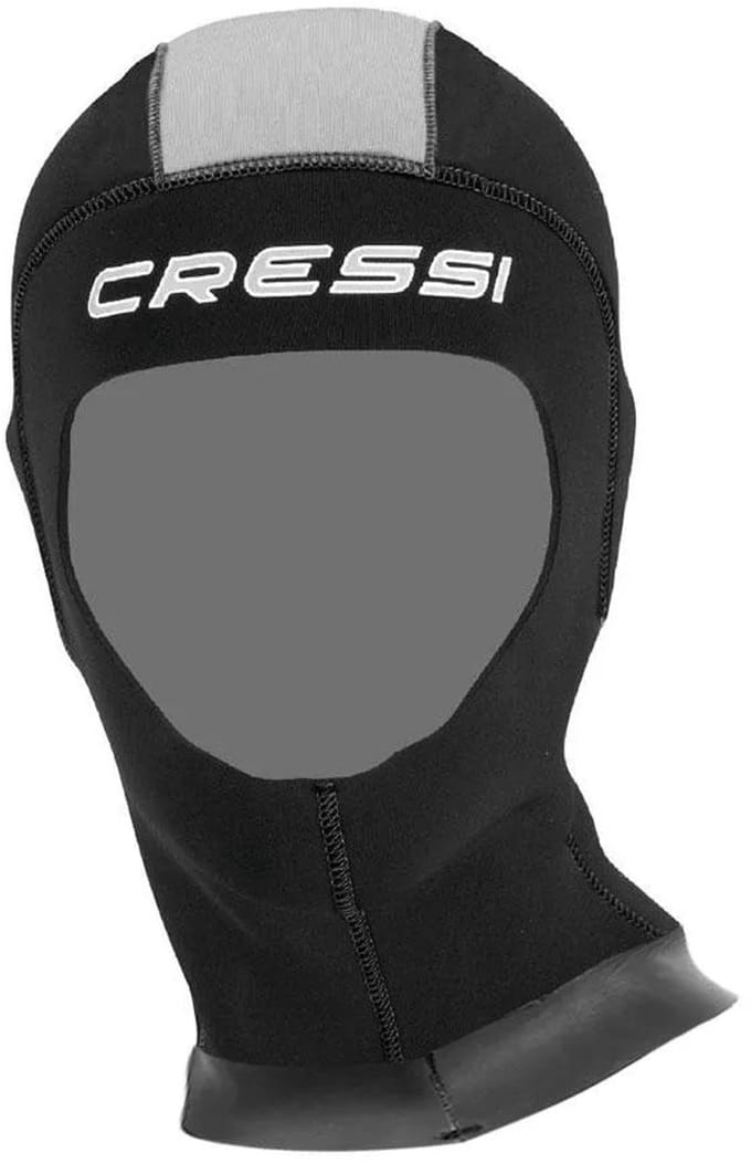 Cressi Modular Hf Ultraspan Duikkap Voor Dames 5 Mm Wit,Zwart XS Vrouw