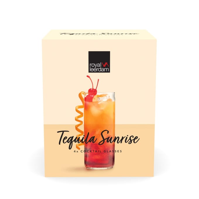 Royal Leerdam Tequila Sunrise Glazen 4 Stuks