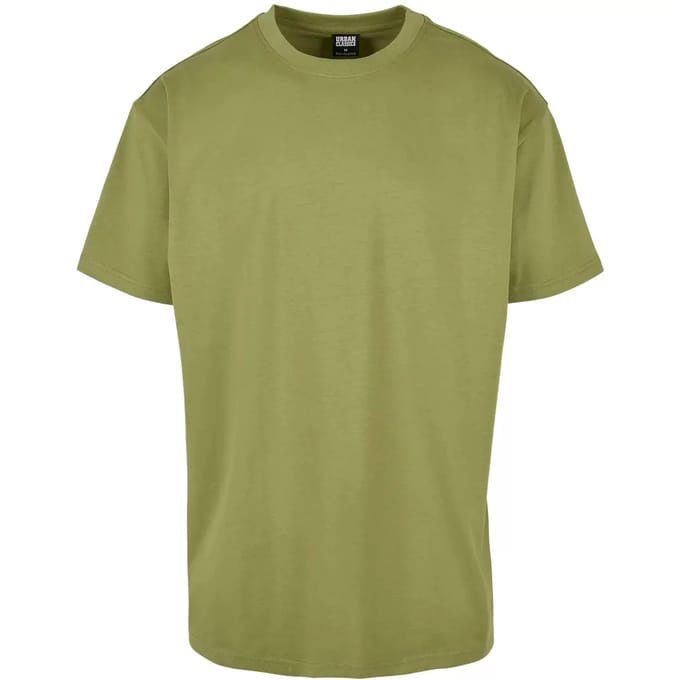 Urban Classics - Heavy Oversized Heren T-shirt - S - Groen
