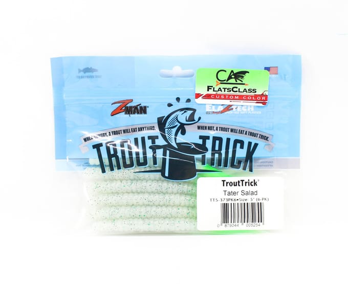 Zman Leurre souple Truite Trick 5 pouces 6 par paquet Tater Salade (5254)