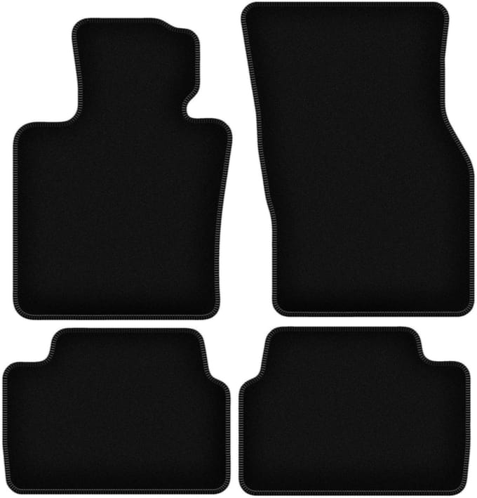 BASIC zwarte velours matten voor: Mini Cooper F55 5-deurs (2014-)