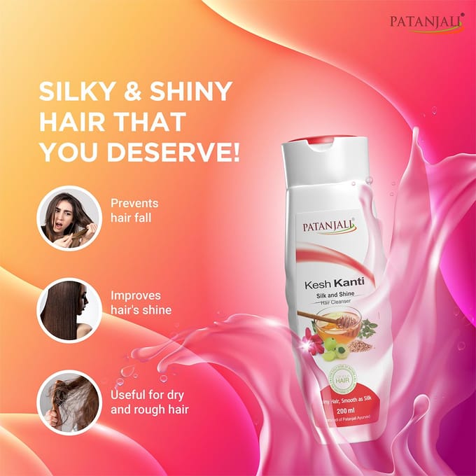 Restoration, cleansing, softening Shampoo Silk and Shine 6 pcs