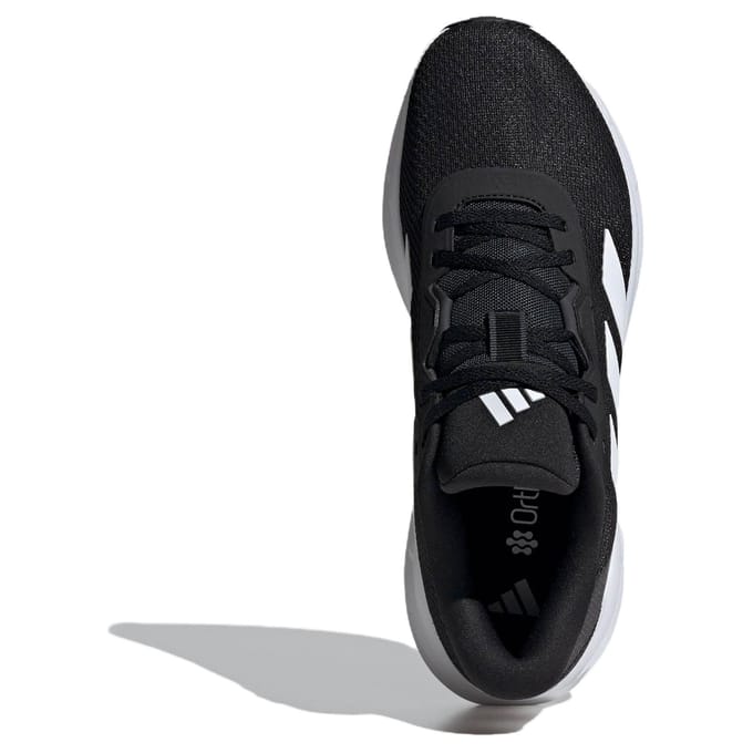 Adidas Galaxy Sneakers Heren - Zwart - Maat 44 - Mesh/Synthetisch