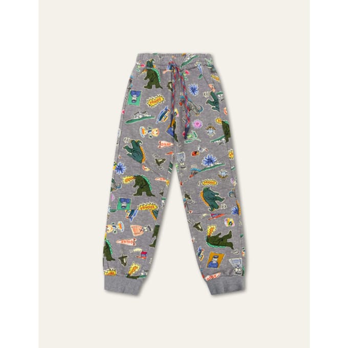 Oilily Pombre Broek- maat122/7yr Forged Iron