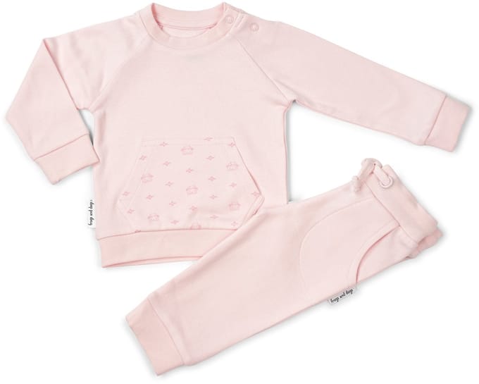 Frogs and Dogs - Joggingpakje Basic - Roze - Maat 56 - Meisjes