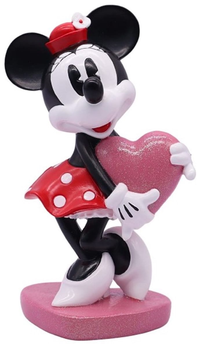 Disney Home 3D Statue - Minnie Mouse With Heart