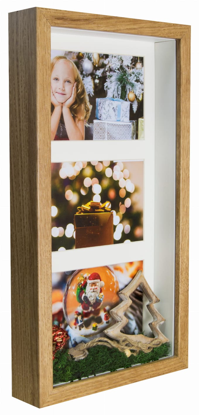 BD Art - 3D Schattenbox Fotolijst - 18x35cm - Dubbelfunctie
