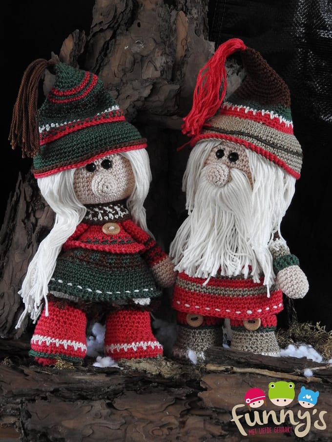 Haakpakket Funny Gnoomy set Christmas