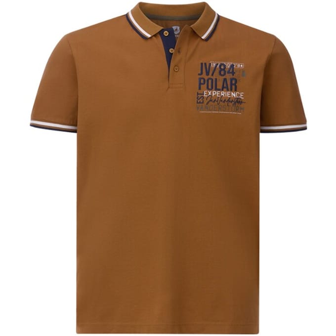 Poloshirt FRETU donkeroranje