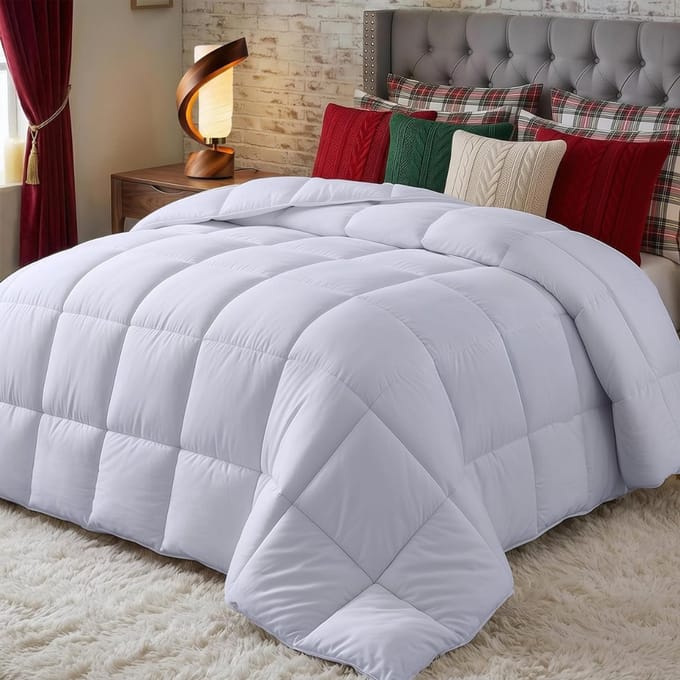 Zyrex® Dekbed 180x200 - Dekbed - Tweepersoons - Wit - 180cm x 200cm x 10cm
