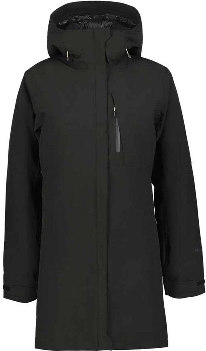 Icepeak Bagheria I Parka Zwart 44 Vrouw