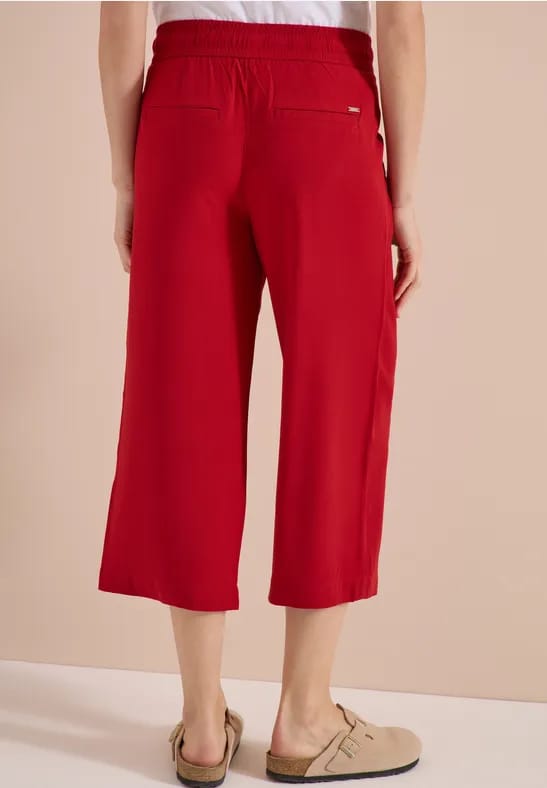 3/4 broek met wijde pijpen in Loose Fit