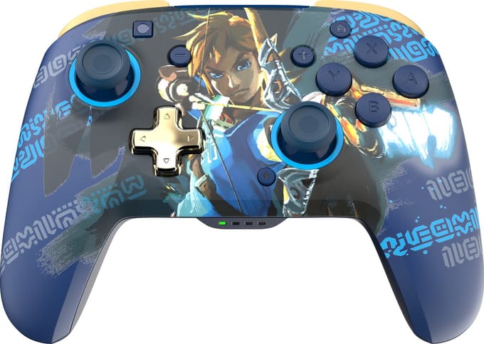 PDP Rematch Glow - Draadloze Gaming Controller - Jack - Geschikt voor Nintendo Switch - Link Hero
