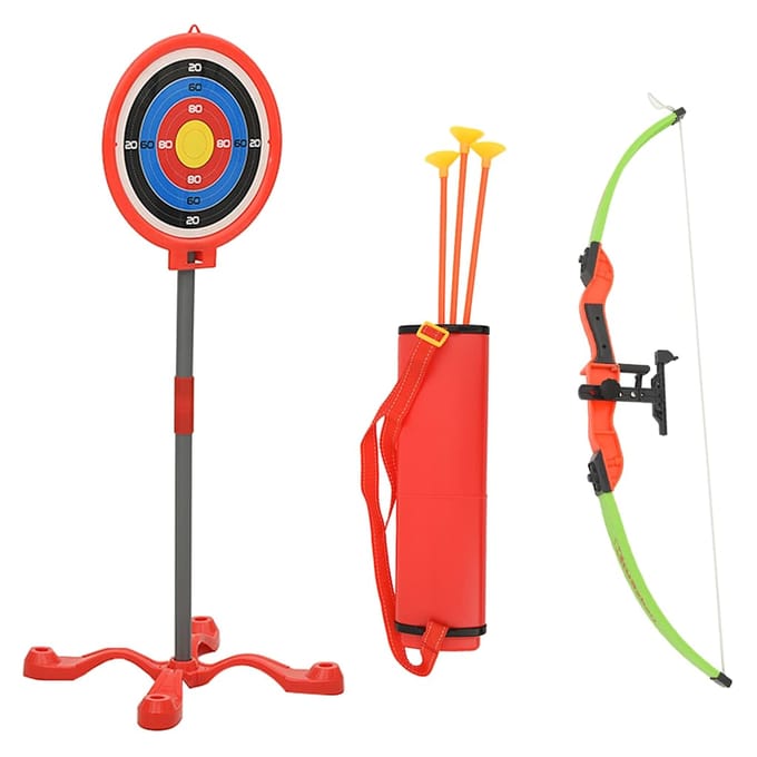 Ensemble de tir à l'arc avec cible pour enfants