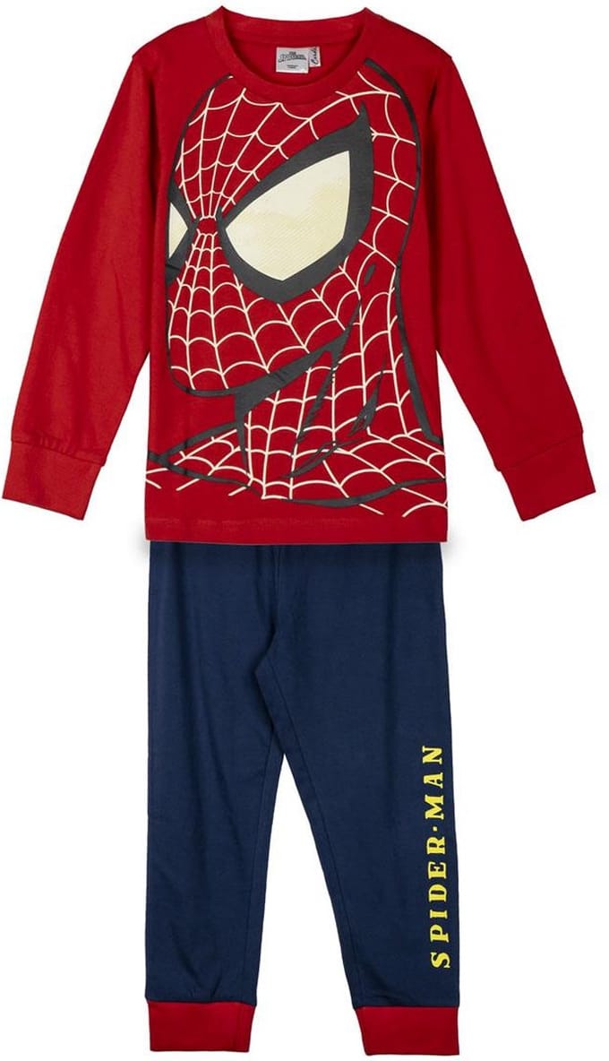Spiderman Pyjama Jongens Meisjes 100% Katoen Rood