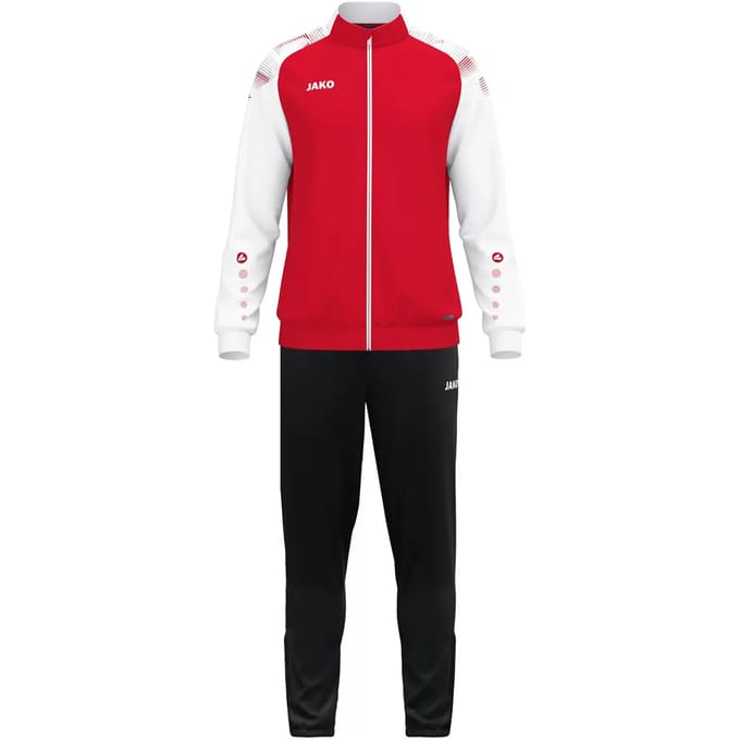 Jako Sonic Polyesterpak Kinderen - Rood / Wit | Maat: 128