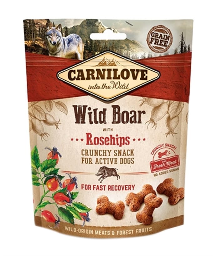 Carnilove Crunchy Snack Everzwijn - Graanvrij, Knapperig, 200g