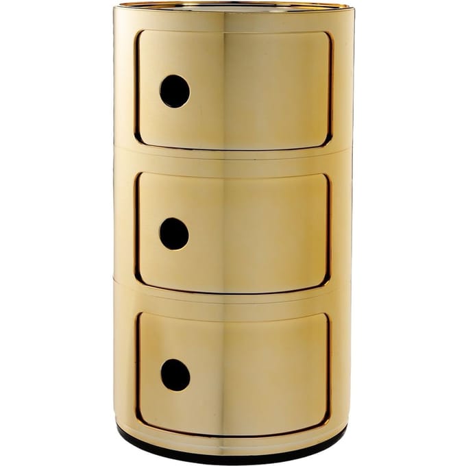 Kartell - Componibili Container - 3 elementen - goud