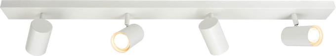 Ledvion LED Plafondspot Wit 4-lichts Dimbaar GU10 fitting zonder lichtbron