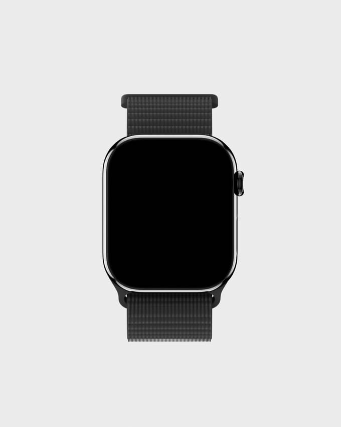 Watch Band Nylon Black 42/44/45/46/49 mm
