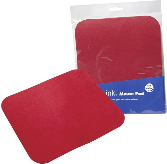 LogiLink ID0128 Muismat Rood (b x h x d) 250 x 3 x 220 mm