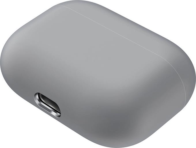 Case Cover Voor Apple Airpods Pro- Siliconen design | Grijs