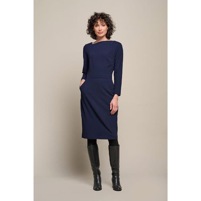 Novelle Jurk Navy