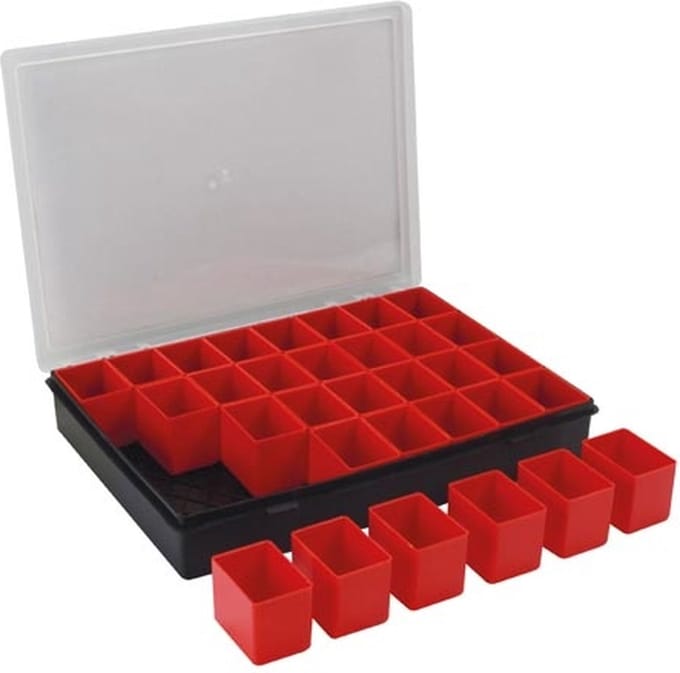 TAYG Sorteerdoos - 330 x 247 x 54 mm - Met 32 uitneembare bakjes