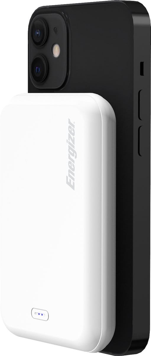 Energizer MagSafe Powerbank QM5000 5000 mAh USB-C 15 W – Wireless 7.5/10 W – LED-indicator – PowerSafe-beveiliging