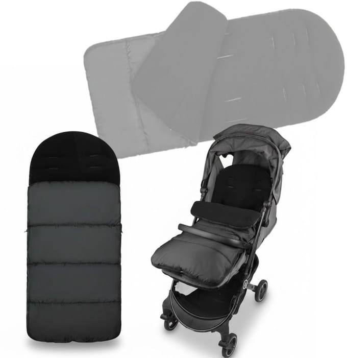 NBAP® Voetenzak Buggy - Kinderwagen Wiegdeken - Universeel - Grijs