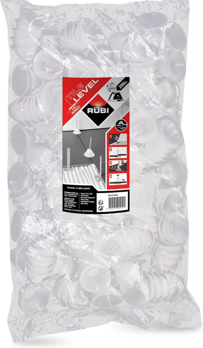 Rubi 2980 Tile level kapjes (100st)