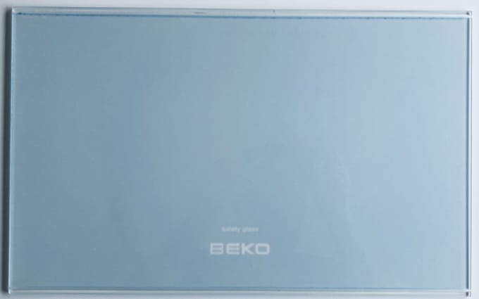 BEKO originele glasplaat 4615300200 275 x 453 x 4 mm