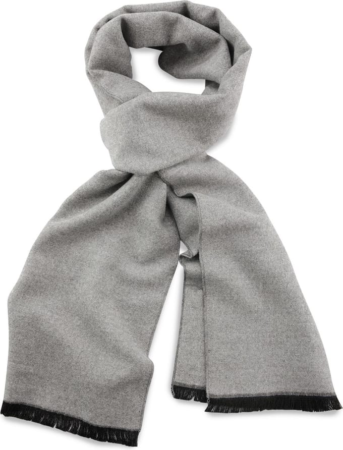 JB Collection - Sjaals - unisex sjaal uni viscose grijs langwerpig - grijs