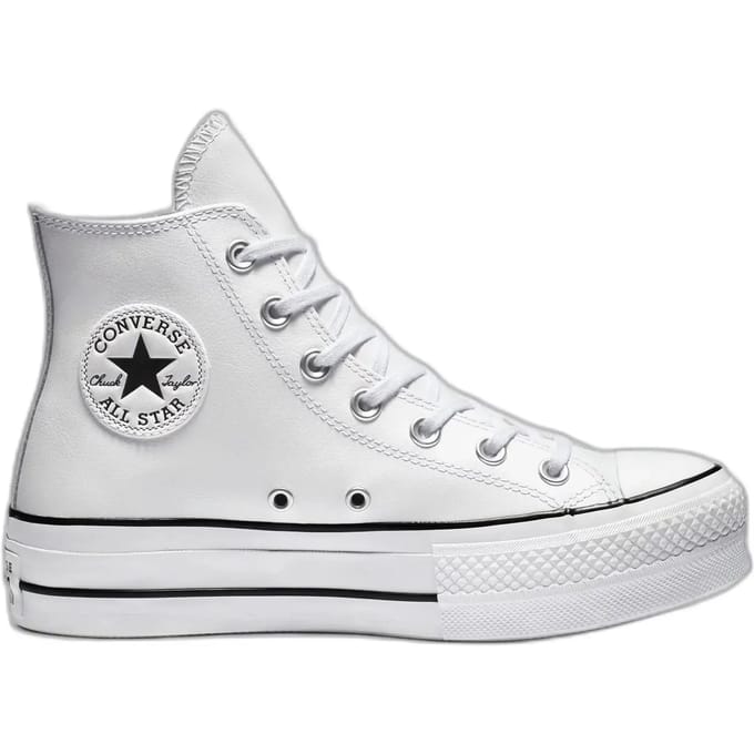 Converse Chuck Taylor All Star Lift Hi Sneakers - Leren Sneaker - Dames - Wit