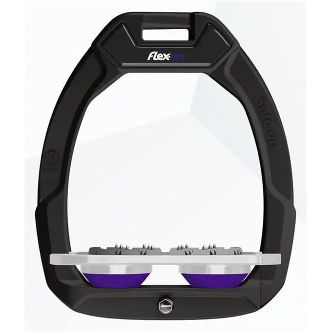Plat Ultra Grip Veiligheidsbeugels Zwart/Grijs/Paarse Flex-On Safe-On
