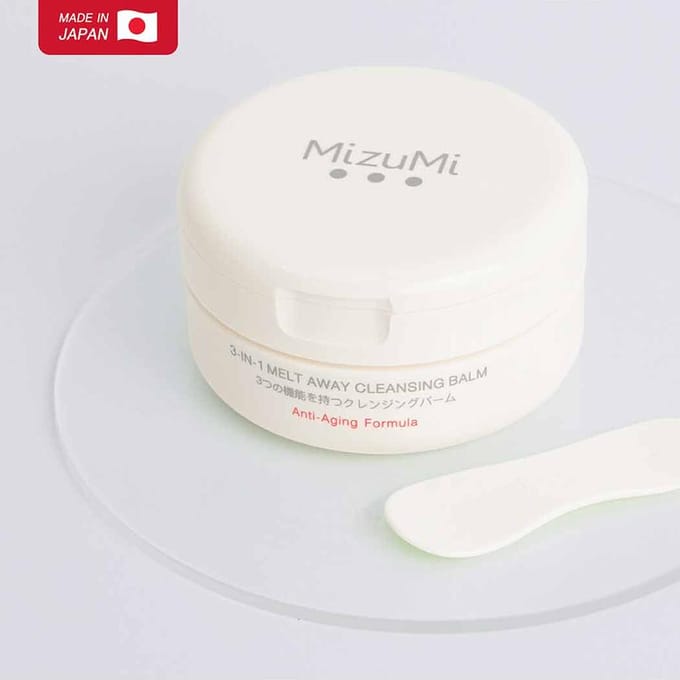 Baume nettoyant fondant 3 en 1 MizuMi 60 ml. 60 ml. white