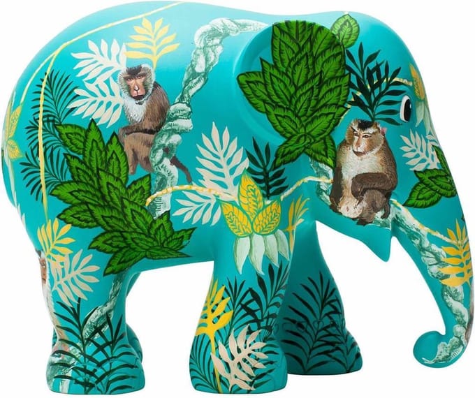 Monkey Business 15 cm Elephant parade Handgemaakt Olifantenstandbeeld