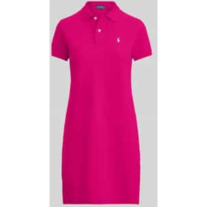 mini-jurk met logostitching model 'Polo'